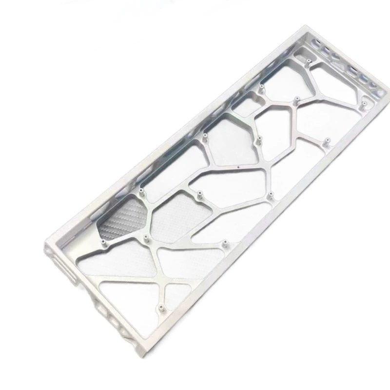 H68 Hollow Alu-alloy Case for Mechanical Keyboard with Ribbon Slot for Madlions mad68 / 68he